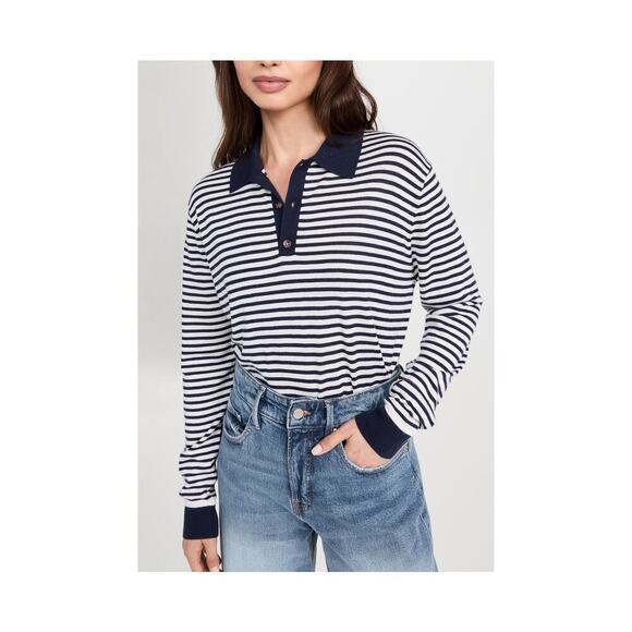 La‎ Ligne Navy and White Striped Sweater